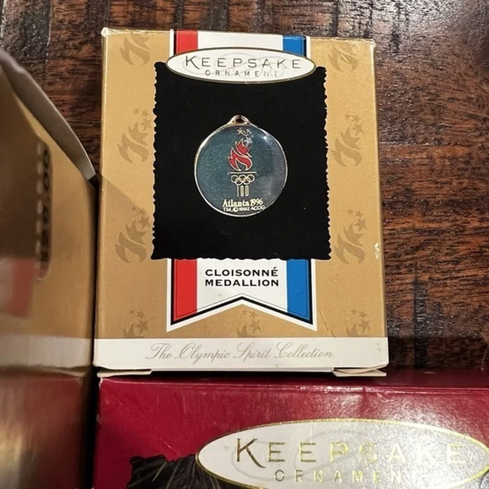 3 VTG Hallmark Keepsake Ornament - The Olympic Spirit Atlanta 1996 & More!‎